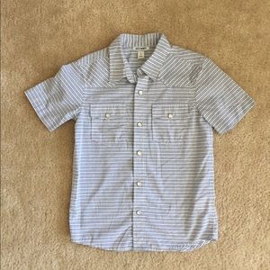 Gap Button Down Youth Small 6-7 Short Sleeve